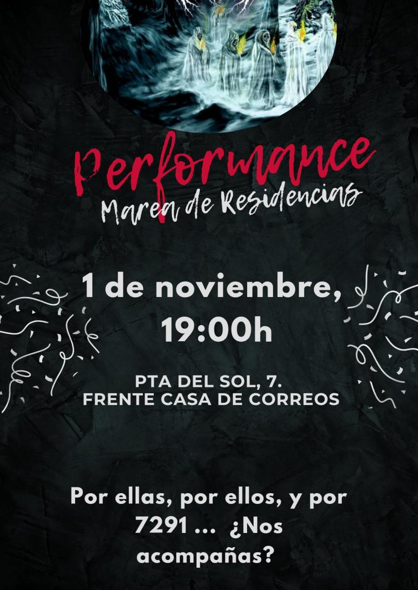 Perfomance en Puerta del Sol 1 de noviembre de 2025